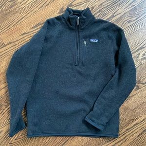 Patagonia men’s 1/4 zip better sweater Medium